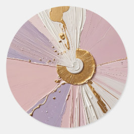 Etheral Bloom Ronde Sticker