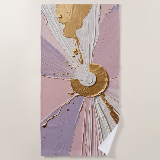 Etheral Bloom Strandlaken (Voorkant)