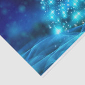 Etheral Blue-kerstboompapier Tissuepapier (Detail)