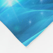 Etheral Blue KerstTree Fleece Blanket (Hoek)