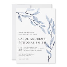 Etheral Blue | Verticale bruiloft met botanische b