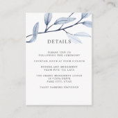 Etheral Blue WEDDING Hotel details Accommodatie Informatiekaartje (Voorkant)