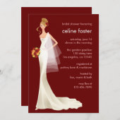 Etheral Bride Wedding Shower Card Kaart (Voorkant / Achterkant)