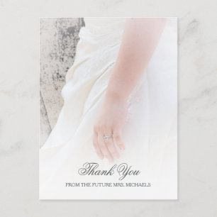 Etheral Brides Hand Foto Vrijgezellenfeest Bedankt Briefkaart