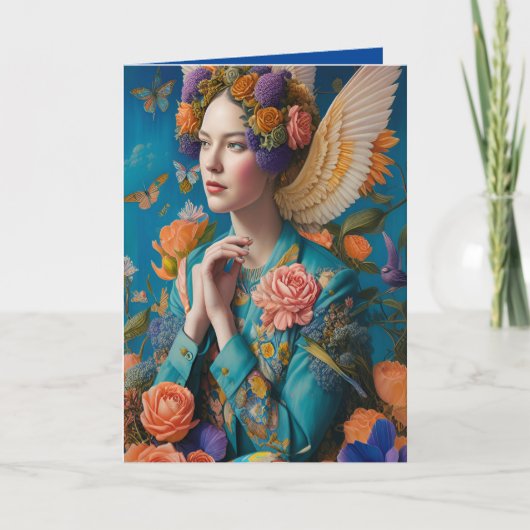 Etheral Bridesmaid Voorstel Dank u Fantasy AI Kaart (Voorkant)