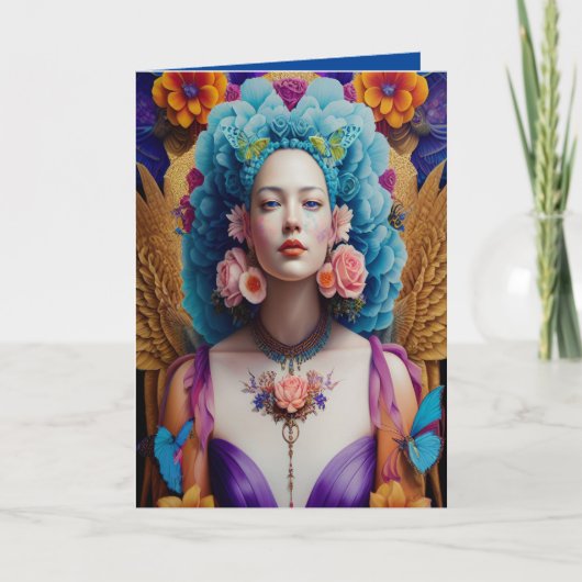 Etheral Bridesmaid Voorstel Dank u Fantasy AI Kaart (Voorkant)