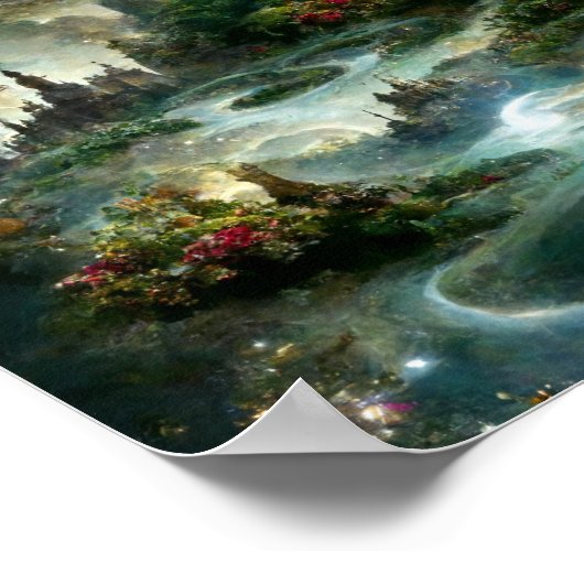 Etheral Castle 11 Fantasy Art Poster (Hoek)