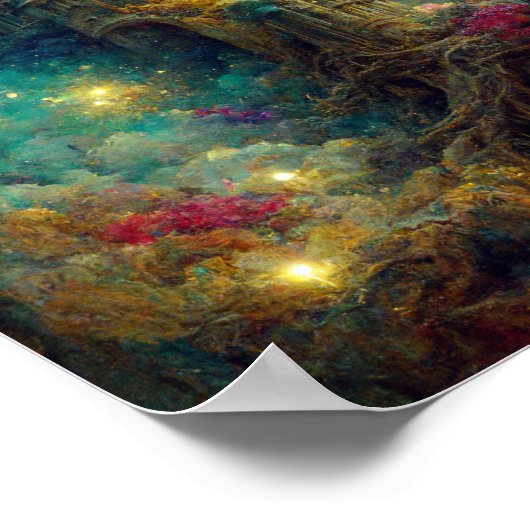 Etheral Castle 7 Fantasy Art Poster (Hoek)