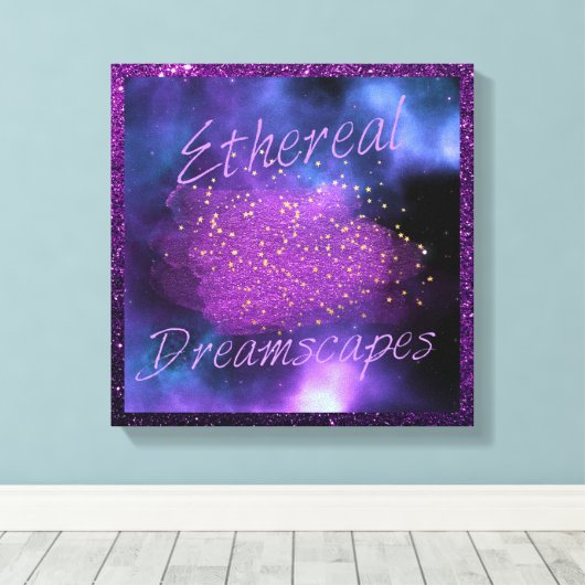Etheral Dreamweaver Canvas Afdruk (Insitu (Houten vloer))
