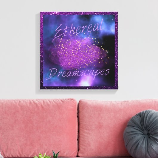 Etheral Dreamweaver Canvas Afdruk (Insitu (Woonkamer))