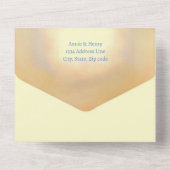 Etheral & Dreamweaver Clouds All in One Wedding In Uitnodiging (Achterkant)