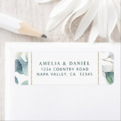 Etheral Eucalyptus Gold Greenery Adres Etiket (Insitu)