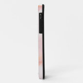 Etheral Feminine Pink Marble met Monogram Case-Mate iPhone Case (Achterkant/links)