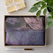 Etheral Floral Forest Portret van een zittende dam Tissuepapier (Geschenk)