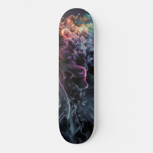 Etheral Galaxy Art Skateboard (Voorkant)