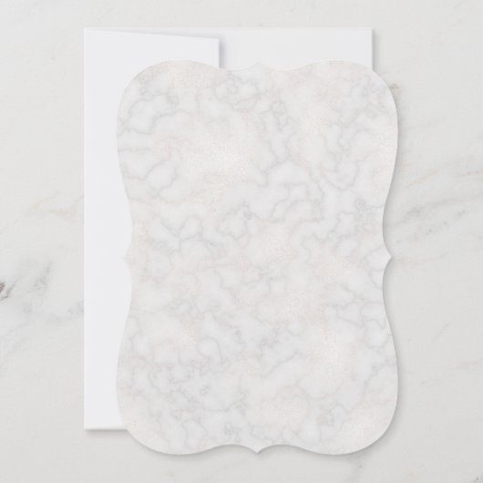 Etheral Garden Greenery Botanical Wedding Kaart (Achterkant)