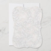 Etheral Garden Greenery Botanical Wedding Kaart (Achterkant)