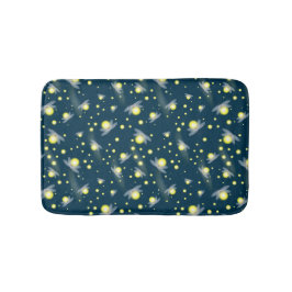 Etheral Ggloing Fireflies bij Night Pattern Badmat