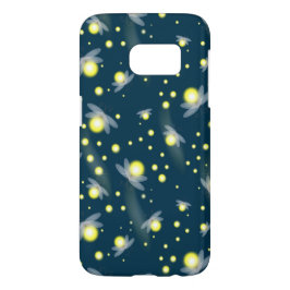 Etheral Ggloing Fireflies bij Night Pattern iPhone 15 Case