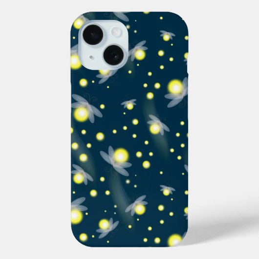 Etheral Ggloing Fireflies bij Night Pattern Case-Mate iPhone Case (Achterkant)