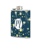 Etheral Ggloing Fireflies bij Night Pattern Heupfles (Links)