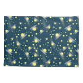 Etheral Ggloing Fireflies bij Night Pattern Kussensloop (Achterkant)