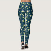 Etheral Ggloing Fireflies bij Night Pattern Leggings (Achterkant)