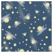 Etheral Ggloing Fireflies bij Night Pattern Stof (Close Up)