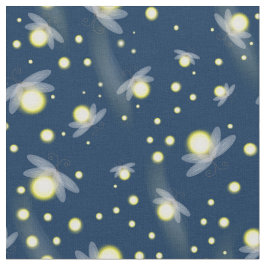 Etheral Ggloing Fireflies bij Night Pattern Stof