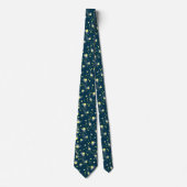 Etheral Ggloing Fireflies bij Night Pattern Stropdas (Voorkant)