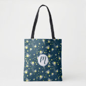 Etheral Ggloing Fireflies bij Night Pattern Tote Bag (Voorkant)