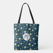 Etheral Ggloing Fireflies bij Night Pattern Tote Bag (Achterkant)