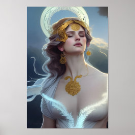 Etheral Goddess Poster