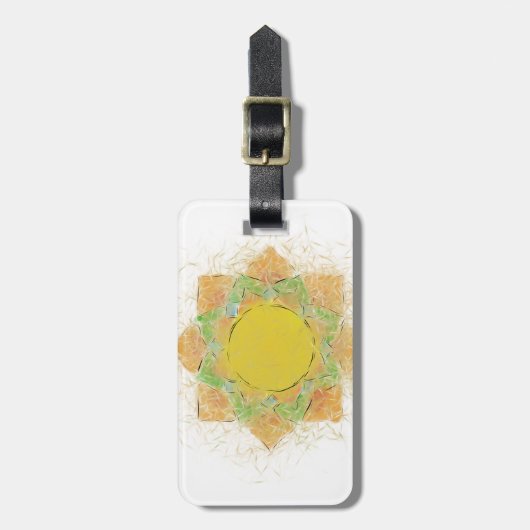 Etheral Lotus Flower Bagagelabel (Voorkant verticaal)