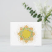Etheral Lotus Flower Briefkaart (Staand voorkant)