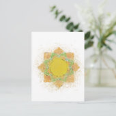 Etheral Lotus Flower Briefkaart (Staand voorkant)