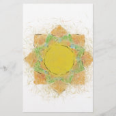Etheral Lotus Flower Briefpapier (Voorkant)