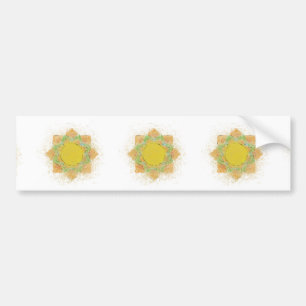 Etheral Lotus Flower Bumpersticker