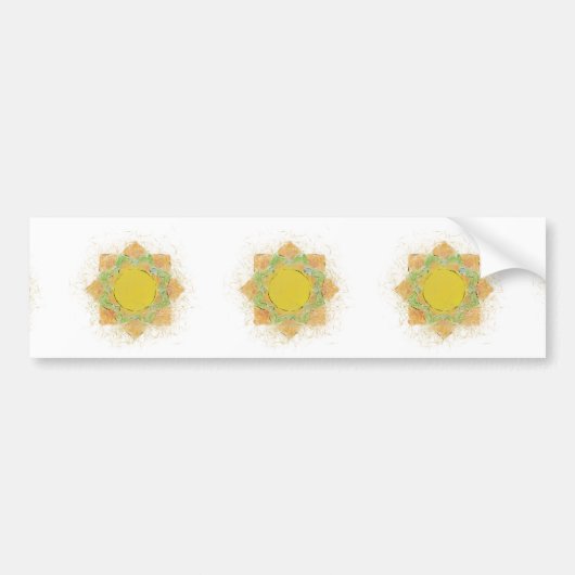 Etheral Lotus Flower Bumpersticker (Voorkant)