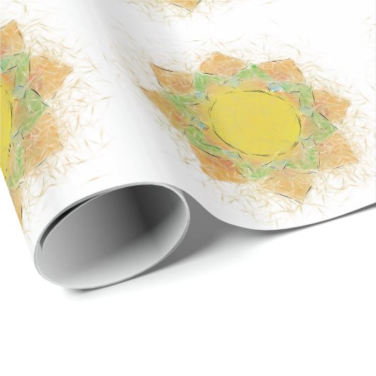 Etheral Lotus Flower Cadeaupapier (Rol Hoek)