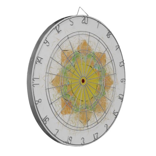 Etheral Lotus Flower Dartbord (Voorkant Links)