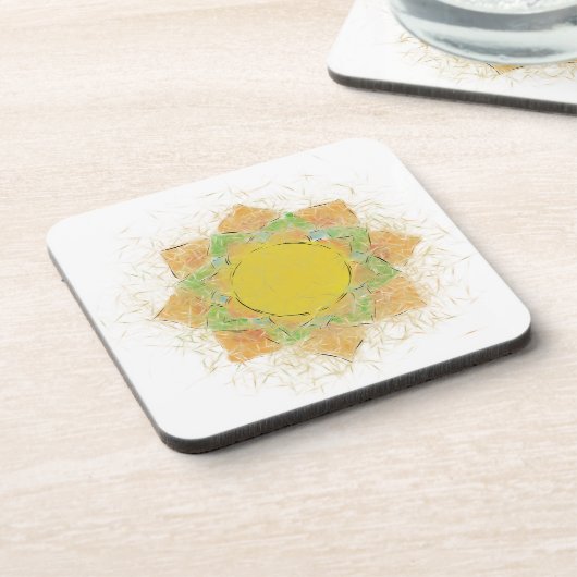 Etheral Lotus Flower Drankjes Onderzetter (Linkerzijde)