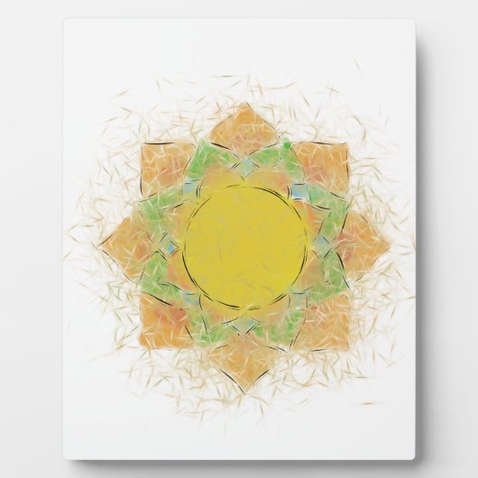 Etheral Lotus Flower Fotoplaat (Voorkant)