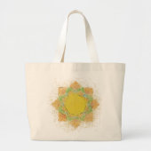 Etheral Lotus Flower Grote Tote Bag (Voorkant)
