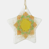 Etheral Lotus Flower Keramisch Ornament (Rechts)