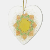 Etheral Lotus Flower Keramisch Ornament (Links)