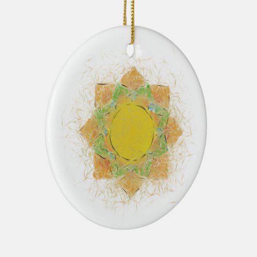 Etheral Lotus Flower Keramisch Ornament (Rechts)