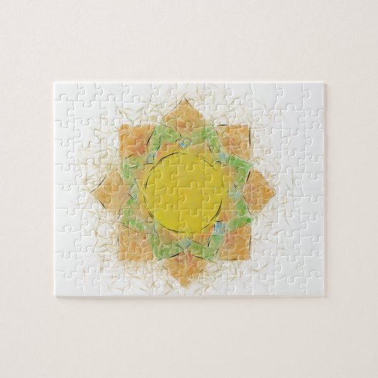 Etheral Lotus Flower Legpuzzel (Horizontaal)