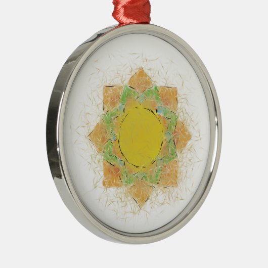 Etheral Lotus Flower Metalen Ornament (Rechts)