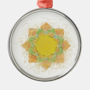 Etheral Lotus Flower Metalen Ornament